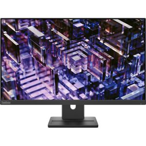 Lenovo ThinkVision E24q-30 (2560 x 1440 pixels, 24"), Monitor, Zwart