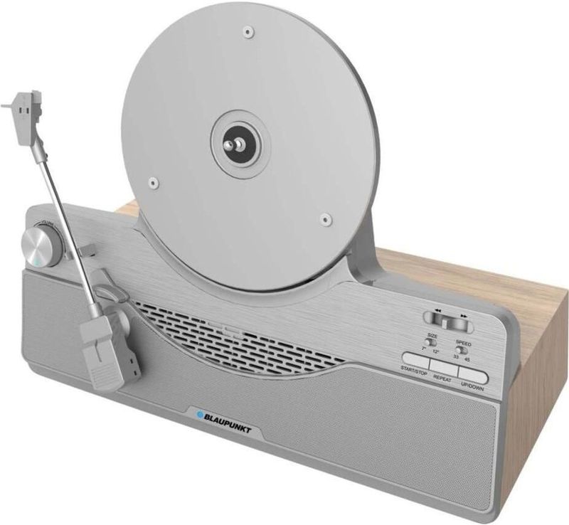 Blaupunkt Gramofon wertykalny VT100SL (Volautomatisch), Platenspeler, Grijs