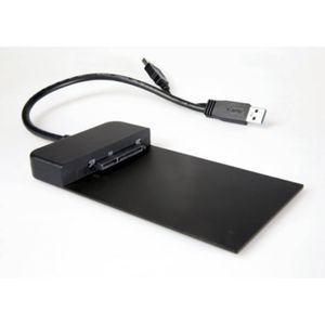 Atomos USB-dockingstation (USB A), Docking station + USB-hub, Zwart