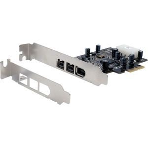 Exsys GmbH PCI-Express FireWire 1394b/a kaart met 3 poorten (TI), Controlekaart