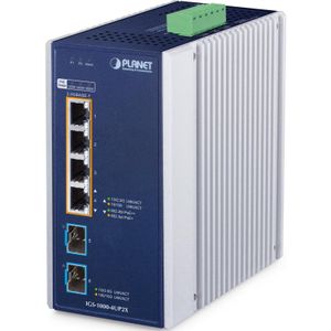 Planet - IGS-1000-4UP2X - Netwerkschakelaar - 4 Havens