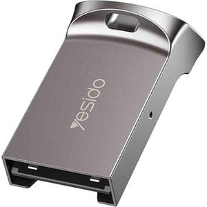 Yesido - Card Reader (GS20) - USB to TF Card, Aluminium Alloy, 480Mbps - Grey (USB), Geheugenkaartlezer, Grijs