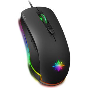 Inca IMG-327 Muis Ambidextrous USB (Bedraad), Muis, Zwart
