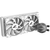 Zalman ALPHA24 (White), CPU Liquid Cooler 240mm Radiator (2 x 120 mm Fan), ARGB pump, Dual Blade