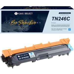 G&G, Toner, Toner vervangt Brother TN-246C Compatibel cyaan GS-BTN246C