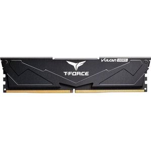 Team Electronic Team Group DDR5 32GB PC 6000 Team T-Force Vulcan FLBD532G6000HC38J01 schwarz (FLBD532G6000HC38J01) (1 x 32GB, 6000 MHz, DDR5 RAM, U-DIMM), RAM, Zwart