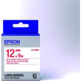 Epson, Etiketteringstape, Labelcassette Lk-4wrn (1.20 cm, Rood)