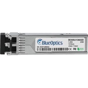 BlueOptics Alcatel-Nokia 3HE00045CA compatibele BlueOptics SFP BO05U13602D, Zendontvangers, Zilver