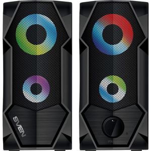 Sven Kan een minimalistisch ontwerp indrukwekkend en oogstrelend zijn? Ja, zeker! En een compacte, PC-luidspreker, Zwart