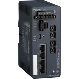 Schneider Electric - MODICON - Netwerkschakelaar - 4 Havens - Managed Switch