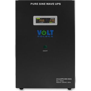 No Name Ononderbreekbare voeding SINUS UPS 500 + 40Ah (300/500W) (500 VA, 300 W), UPS