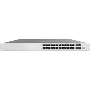 Cisco Meraki MS125-24P 10G Layer2 Cloud-Managed 24x GigE 370W PoE Switch (24 ports), Netwerkschakelaar, Grijs