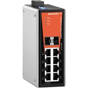 Weidmüller - IE-SW-VL08T-6GT-2GS - Industrial Ethernet Switch - Unmanaged - Gigabit Ethernet - 6 Poorten