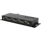 EX-6114-2PoE - Seriële Multiprotocol Apparaatserver - Ethernet - Zwart - Met PoE ondersteuning