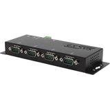 EX-6114-2PoE - Seriële Multiprotocol Apparaatserver - Ethernet - Zwart - Met PoE ondersteuning