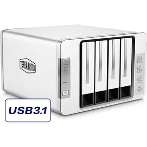 Terramaster DE 4-BAY USB3.0 SINGLE DISC D4-300 NO RAID (USB 3.0), Opslagsystemen
