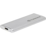 Transcend - ESD260C - Externe SSD - 500 GB - Zilver - USB-C, USB-A