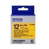 Epson LK-4YBW labelprinter-tape Zwart op geel