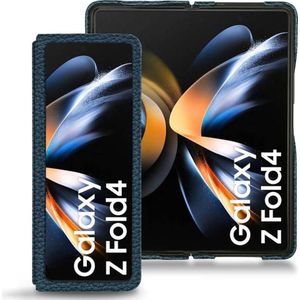 Noreve Leren beschermhoesje Samsung Galaxy Z Fold4 (Galaxy Z Fold 4), Smartphonehoes, Blauw