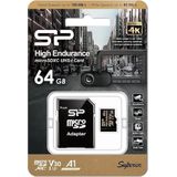 Silicon Power - Golden Series - Micro SD-Kaart - 64GB - High Endurance