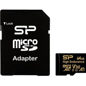 Silicon Power - Golden Series - Micro SD-Kaart - 64GB - High Endurance