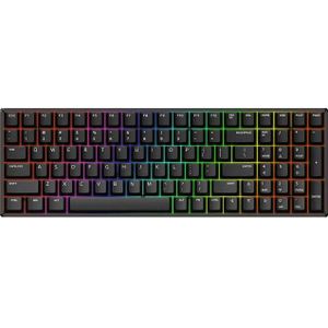 Iqunix F97 Dark Side Draadloos Gaming Toetsenbord, RGB - MX Red Switches (DE, Draadloze), Toetsenbord, Zwart