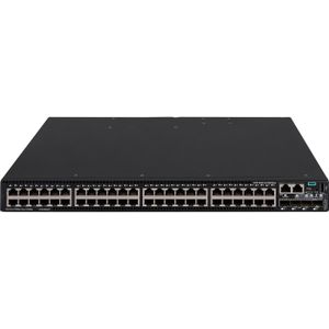 HPE E FlexNetwork 5520 HI Switch 4 SFP+ Poorten, 1 Uitbreidingsmodulesleuf, 1U, MACsec Ondersteuning (48 ports), Netwerkschakelaar, Zwart
