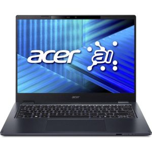 Acer TravelMate P4 (14", 512 GB, 16 GB, DE, Intel Core Ultra 7 255U), Notebook, Blauw