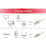 equip Patchkabel Cat6A U/UTP 2xRJ45 5,00m beige LSZH (U/UTP, CAT6a, 5 m), Netwerkkabel