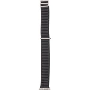 Peter Jäckel WATCH BAND voor Apple Watch 41/40mm (Series 4 - 9)/ 38mm (Series 1 - 3) Karabijnhaak Zwart, Sporthorloge + Smartwatch-accessoires, Zwart