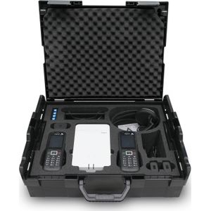 Gigaset PRO DECT Site Planning Kit (SPK) PRO meetkoffer incl. N870 basisstation met statiefbevestiging, Telefoon, Zwart