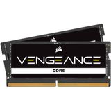 Corsair Vengeance DDR5 (SO-DIMM) - Geheugen - 32 GB: 2 x 16 GB - 262-PIN - 5600 MHz / PC5-44800 - CL48 - 1.1V - zwart