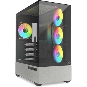 Sharkoon AK7 ARGB - Midi Tower Behuizing - Met Stof Bekleding - ATX
