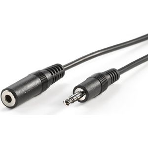 Value Stereo jack verlengkabel (2 m, Instapniveau, 3,5 mm aansluiting (AUX)), Audiokabel