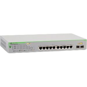 Allied Telesis GS950/10PS Managed Gigabit Ethernet (10/100/1000) Power over Ethernet (PoE) Groen, Grijs