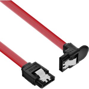 InLine SATA III (6Gb/s) kabel gehoekt (30 cm), Interne kabel (PC)