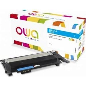 Armor OWA, Toner, OWA toner comp. naar HP W2071A, 117A cyaan (ca. 700 p.) (C)