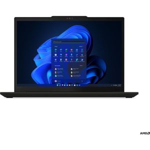 Lenovo ThinkPad X13 AMD Ryzen™ 7 PRO 7840U Laptop 33,8 cm (13.3") WUXGA 16 GB LPDDR5x-SDRAM 512 GB SSD Wi-Fi 6E (802.11ax) Windows 11 Pro Zwart