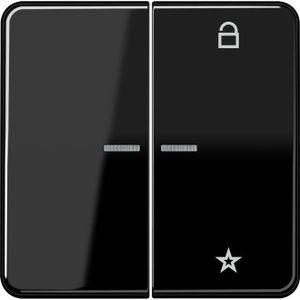 JUNG FMCD1701SW, Knoppen + Schakelaars, Zwart