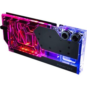 Phanteks Glacier Ez-Fit G40 RTX 4090 Asus GPU waterkoeler, D-RGB - zwart, GPU waterkoelers
