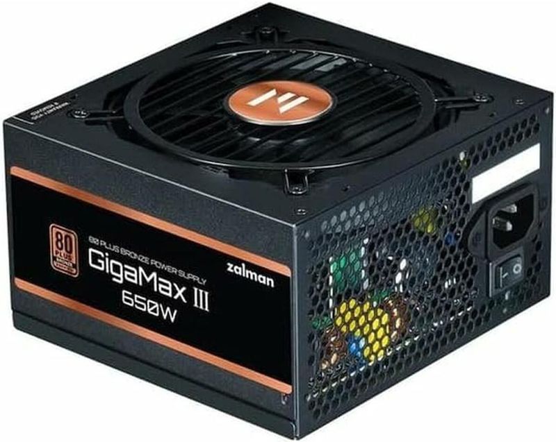 Zalman - GigaMax III 80+ BRONZE - PC Voeding - Brons - 650 W