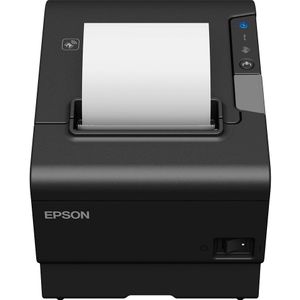 HP Epson TM-88VI printer met seriële/ethernetverbinding (Ethernet, Bluetooth, USB 2.0), Ontvangstbewijs printer, Zwart