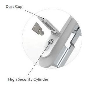 Lanview WK2 Black key for RCCTV002, Accessoires voor serverkasten, Zwart