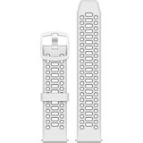 Coros PACE 2 42mm horlogeband (20 mm, Silicone, Tempo 2), Horlogebandjes, Wit