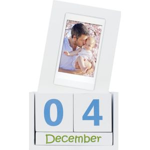 Fujifilm Instax Cube Kalender Mini Permanente Kalender, Instant camera, Wit