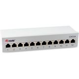 Equip - Patchpaneel - Grijs - 12 Poorten x Cat.6A RJ45 - Afgeschermd - Klasse EA