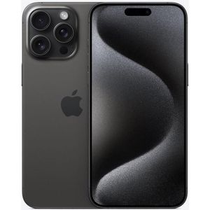 Elko REFURB. PHONE IPHONE 15 PROMAX/256GB BLACK TIT. A+ GARDE RED (256 GB, Titanium zwart, 6.70"), Smartphone, Zwart