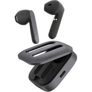 Vestel TW12 Pocket True Wireless Earbuds, gun metal grey (8 h, Draadloze), Koptelefoon, Grijs