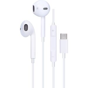 Mobiparts USB-C Wired Earbuds (for Apple devices) (Bedraad), Koptelefoon, Wit