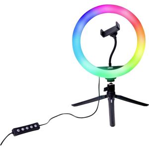 Dörr Video Licht Vlogging Kit VL-26 RGB (Meer permanente verlichting), Constant licht, Wit, Zwart